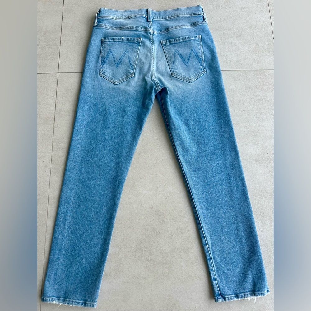 MOTHER The Scrapper High Rise Ankle Straight Jeans in Camera Obscura Size 26 - Picture 6 of 10